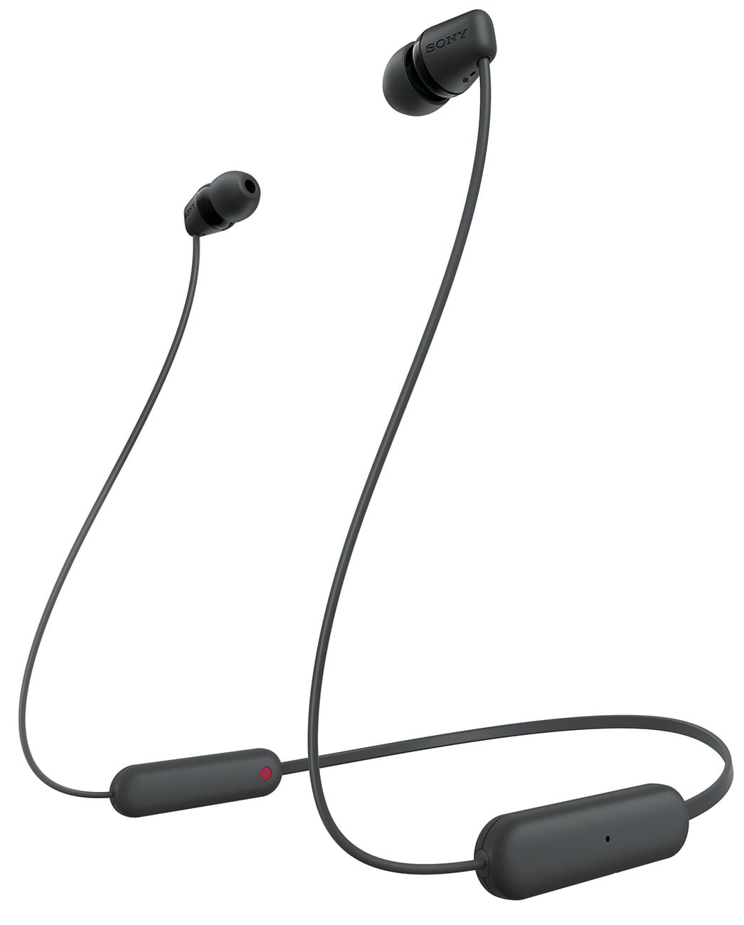 Sony - WIC100 Bluetooth True Wireless Earbuds - Black