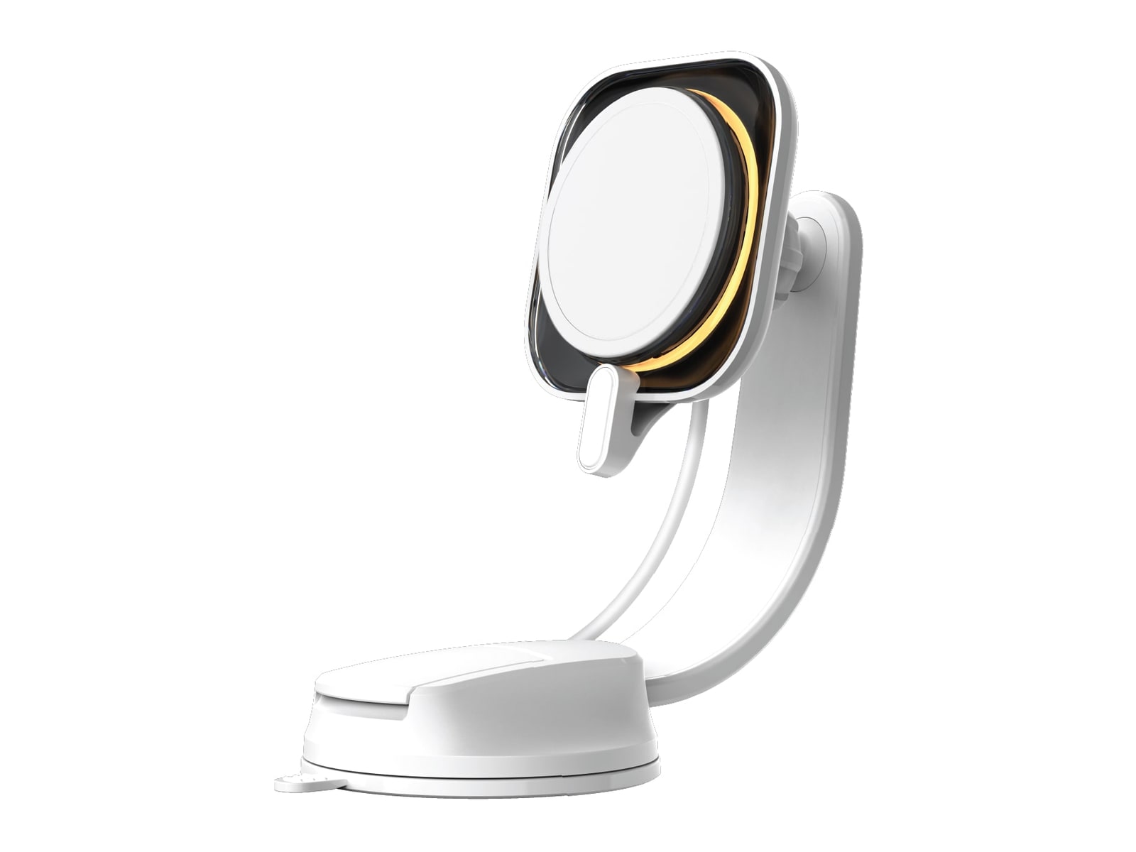 MOMAX - 1-Charge Flow Pro MagSafe Wireless Charging Car Mount 15W White Car Chargers