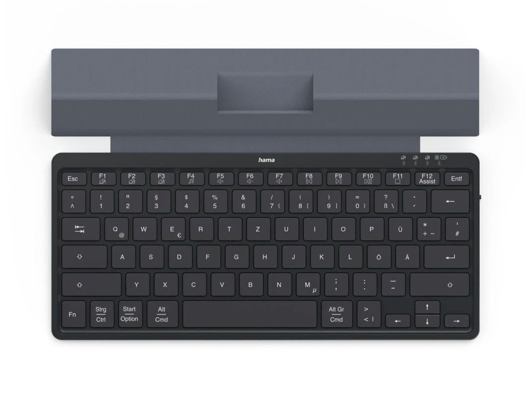 Hama - Travel 600 Wireless Keyboards - Black, Dark Grey
