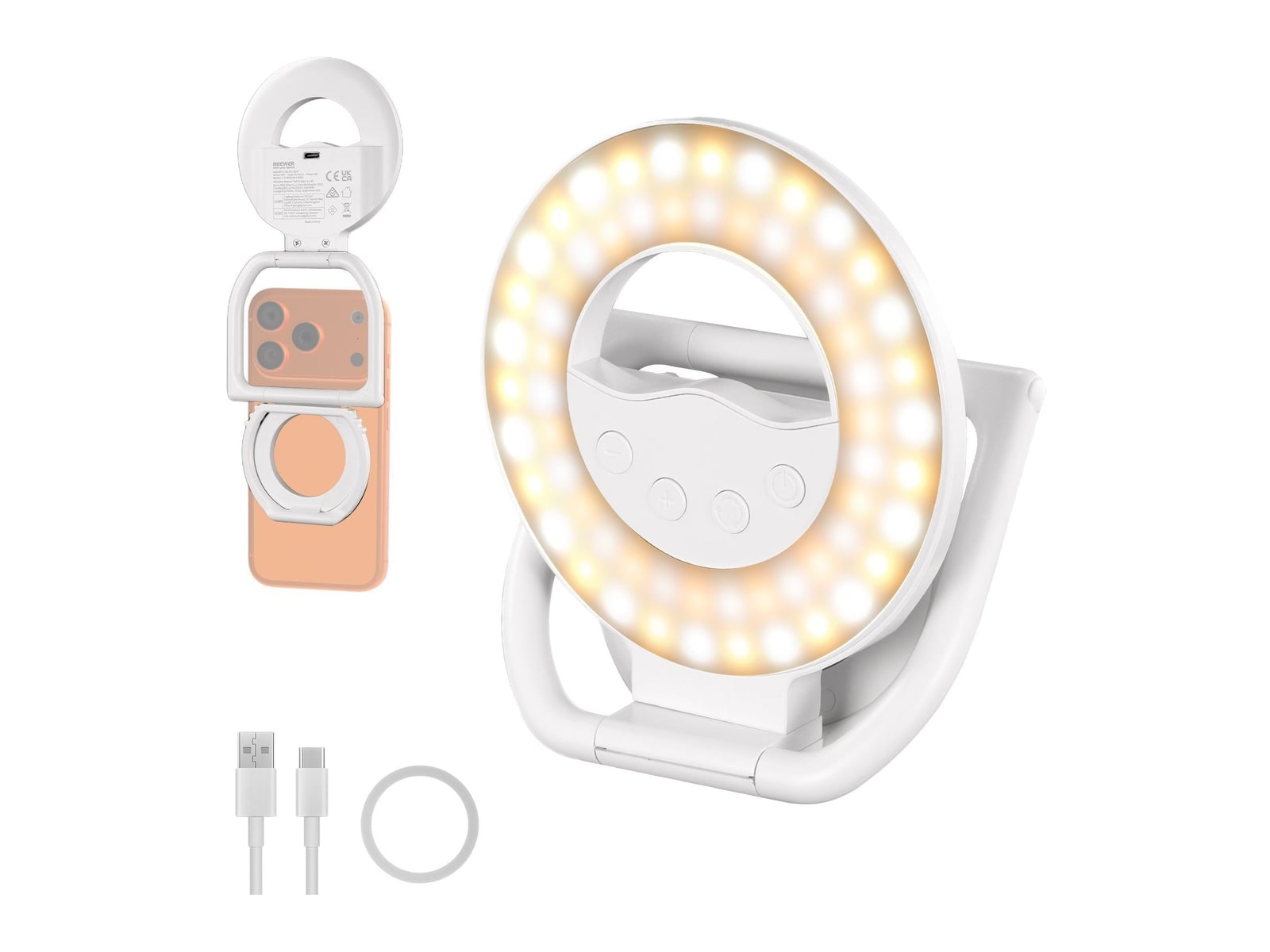 Neewer - N35/N36 Magnetic Selfie Ring Light Camera Accessories