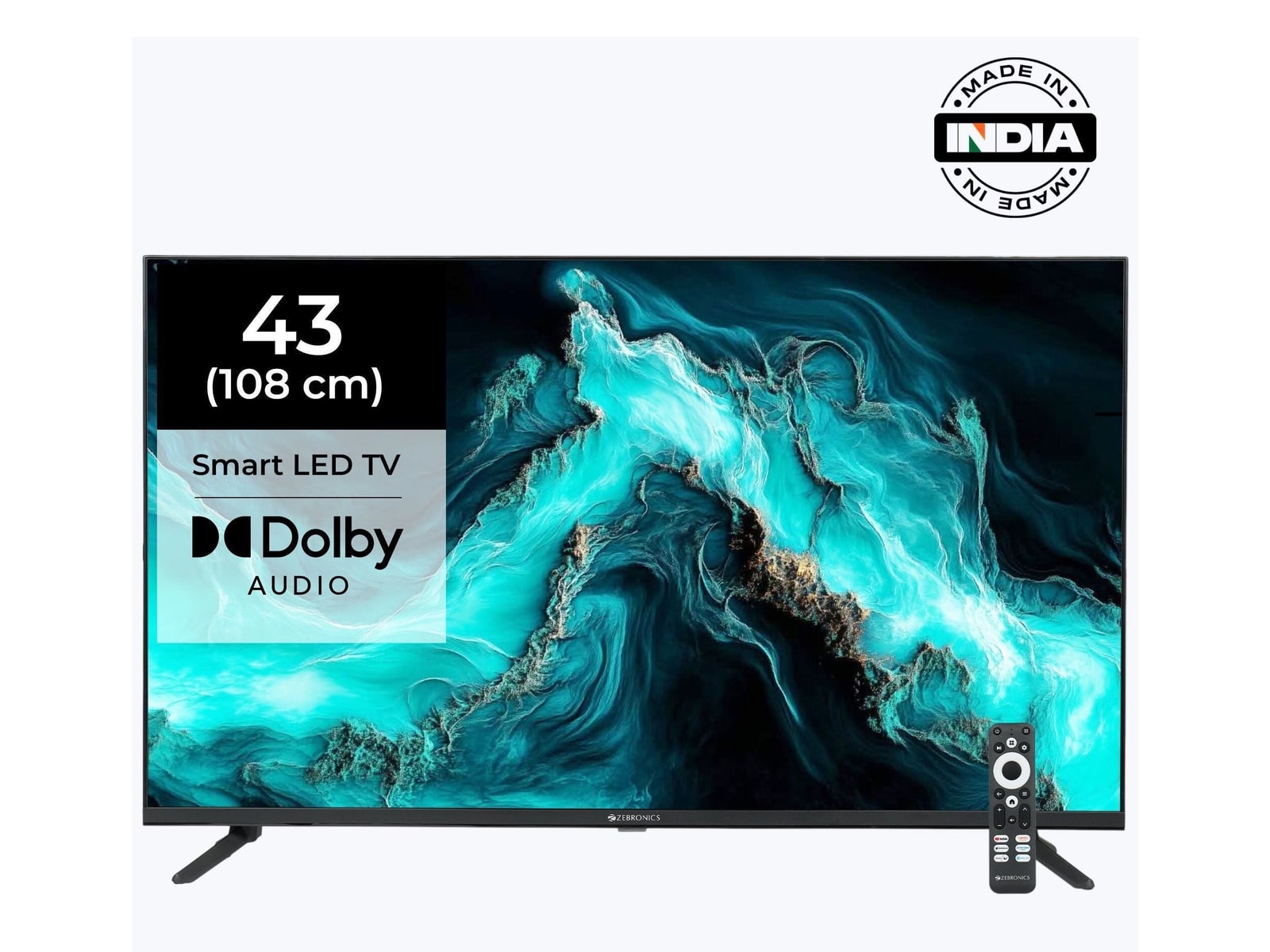 Zebronics - Zeb 43P8 HD TVs