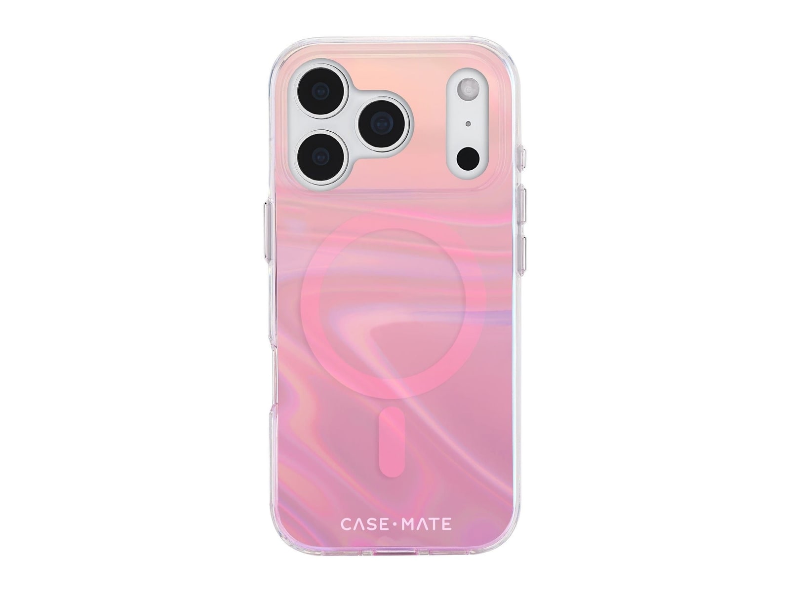 Case-Mate - Peach Soap Bubble MagSafe - iPhone 17 Pro - Peach Iridescent