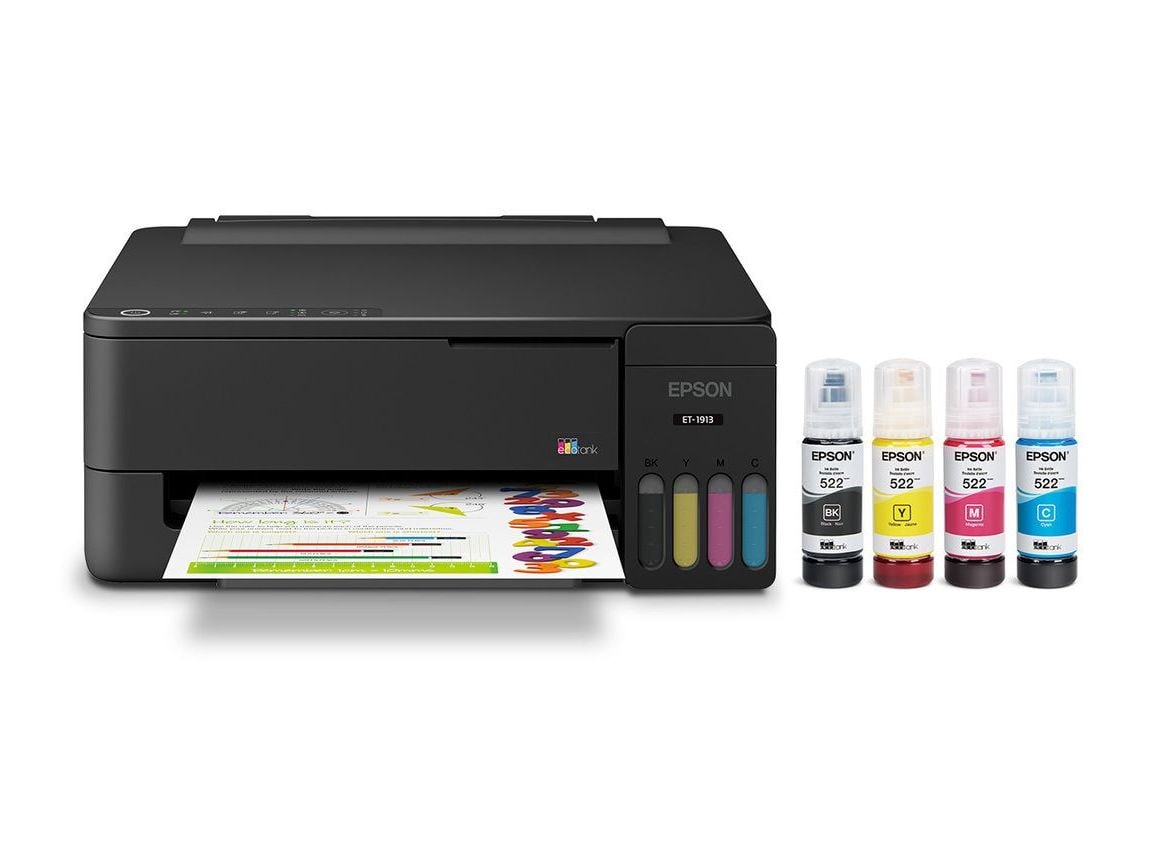 Epson - EcoTank ET-1913 Wi-Fi Printers - Black