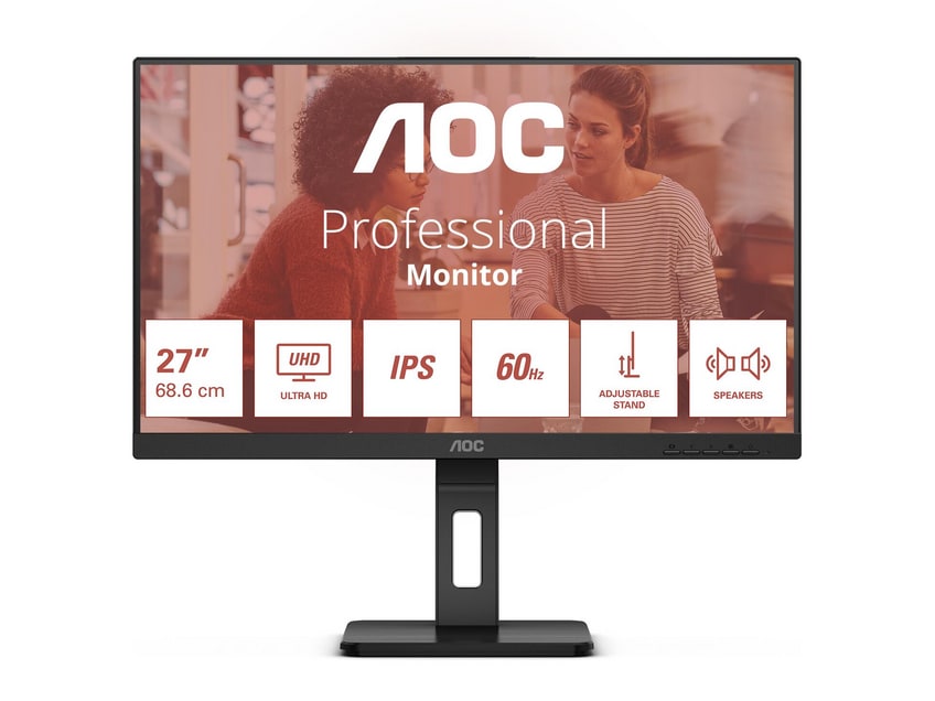 AOC - 27" U27E3UF 4K UHD 60Hz 4K/5K Monitors (EU)