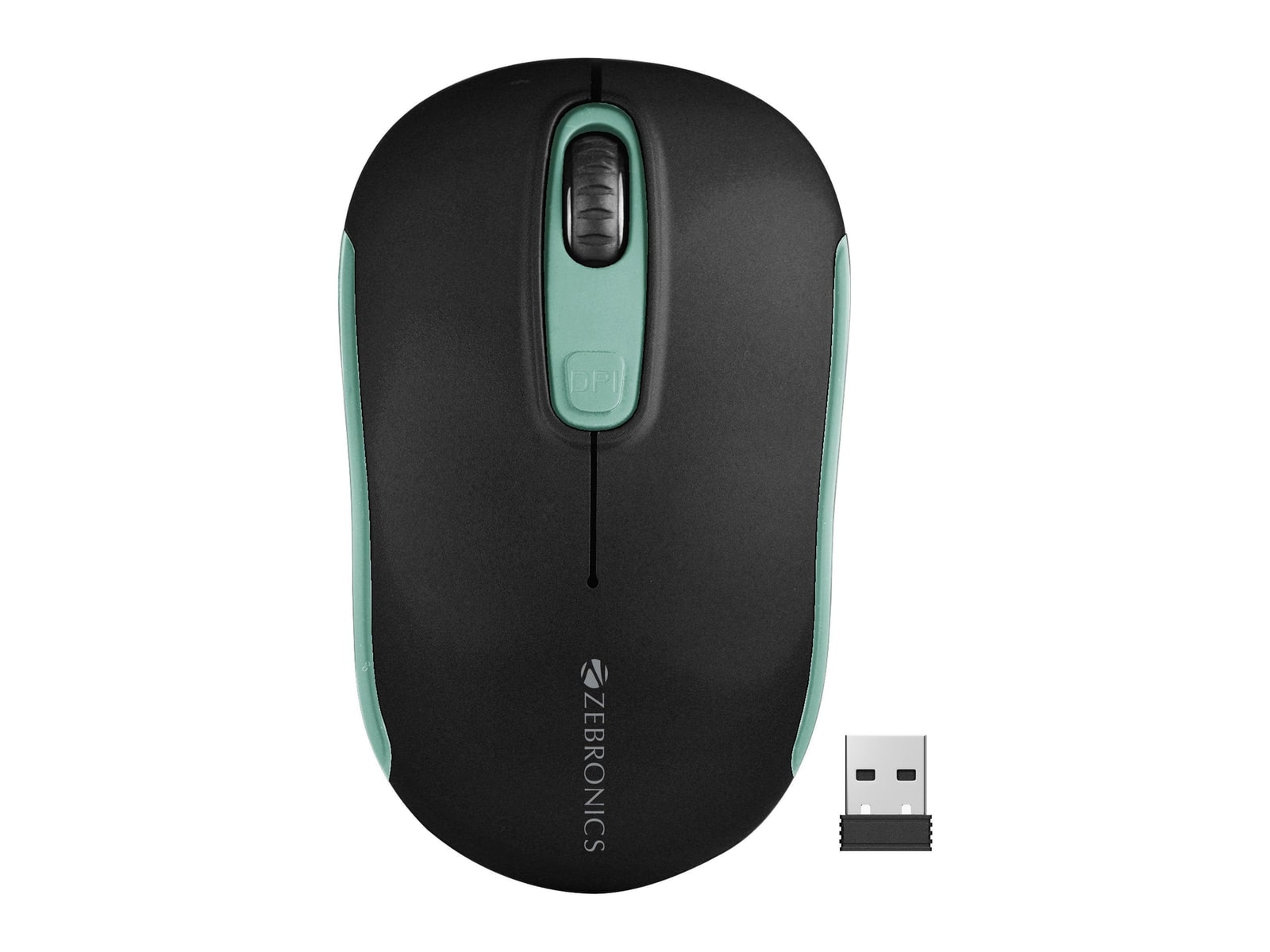 Zebronics - Zeb Dash Pro Wireless Mice - Green