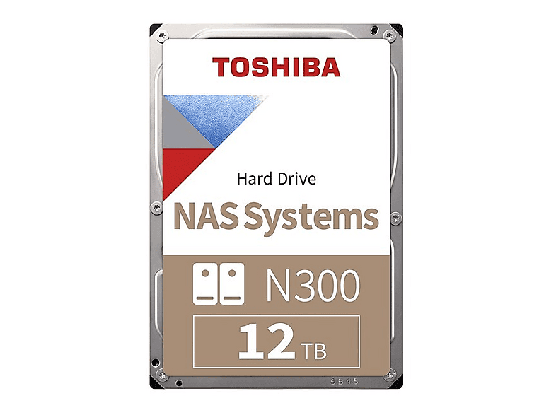 Toshiba - N300 Bulk 12TB Storage Drives - SATA III (SATA 6.0 Gb/s) (EU)
