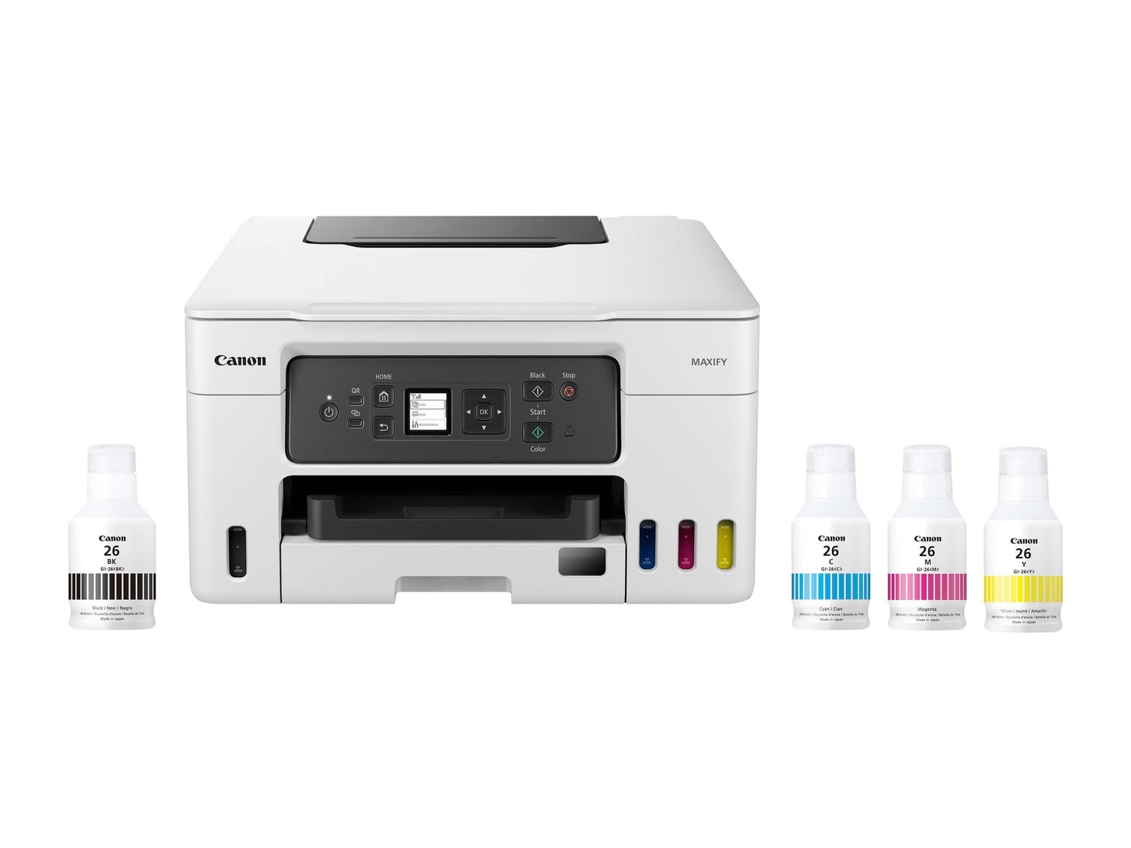 Canon - MAXIFY MegaTank GX3020 Wi-Fi, USB-A Printers - White