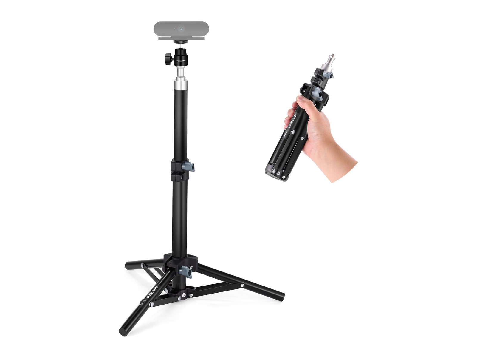 Neewer - BASICS ST45B Adjustable Desk Tripod Stand Camera Accessories