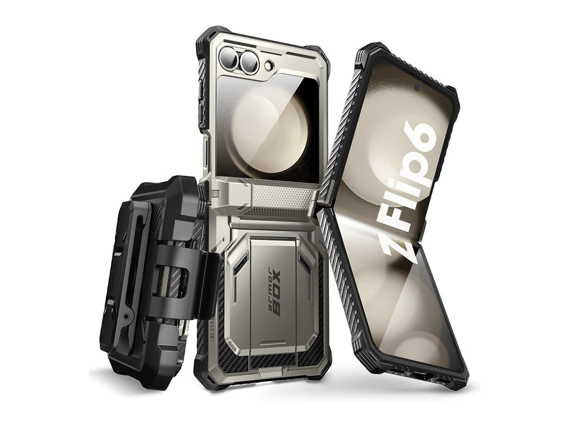 i-Blason - Armorbox - Galaxy Z Flip 6 - Titan Gray