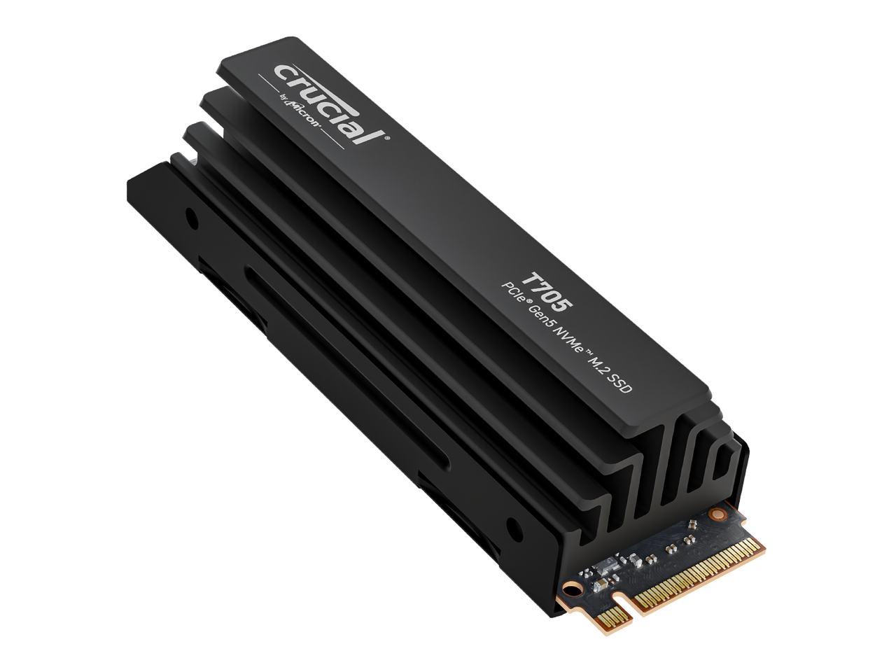 Crucial - T705 1TB M.2 SSDs - PCI-Express 5.0 x4 with Heatsink