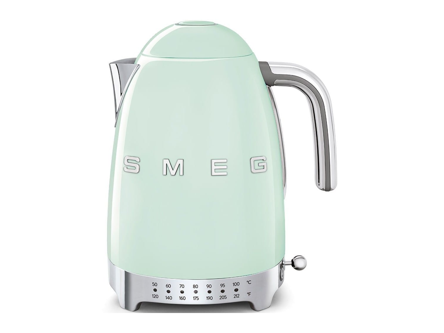 Smeg - 50's Retro Style Pastel Green Variable Temperature Kettle Electric Kettles
