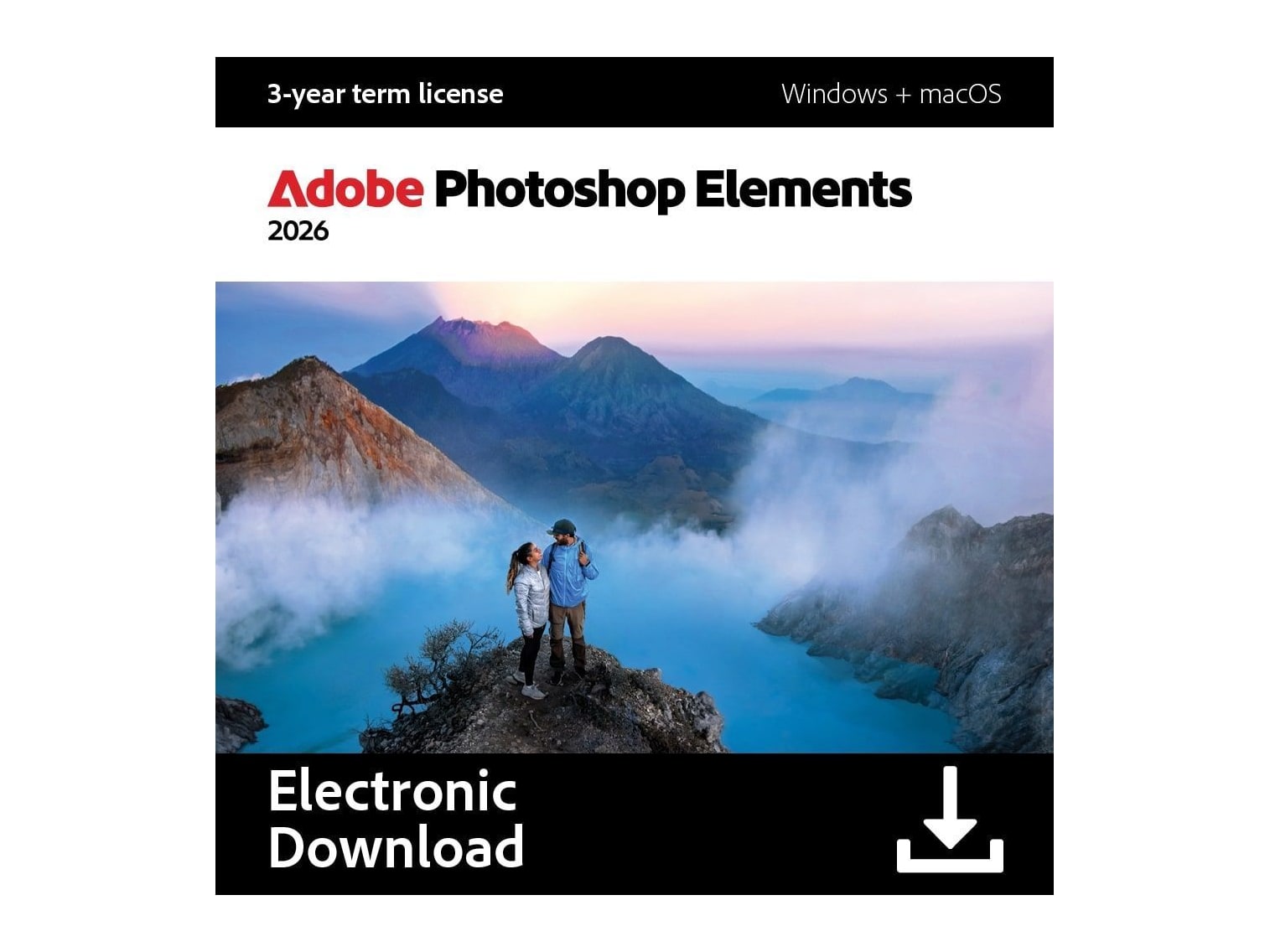 Adobe - Photoshop Elements 2026 (3-Year Term License) Photo Editing Software