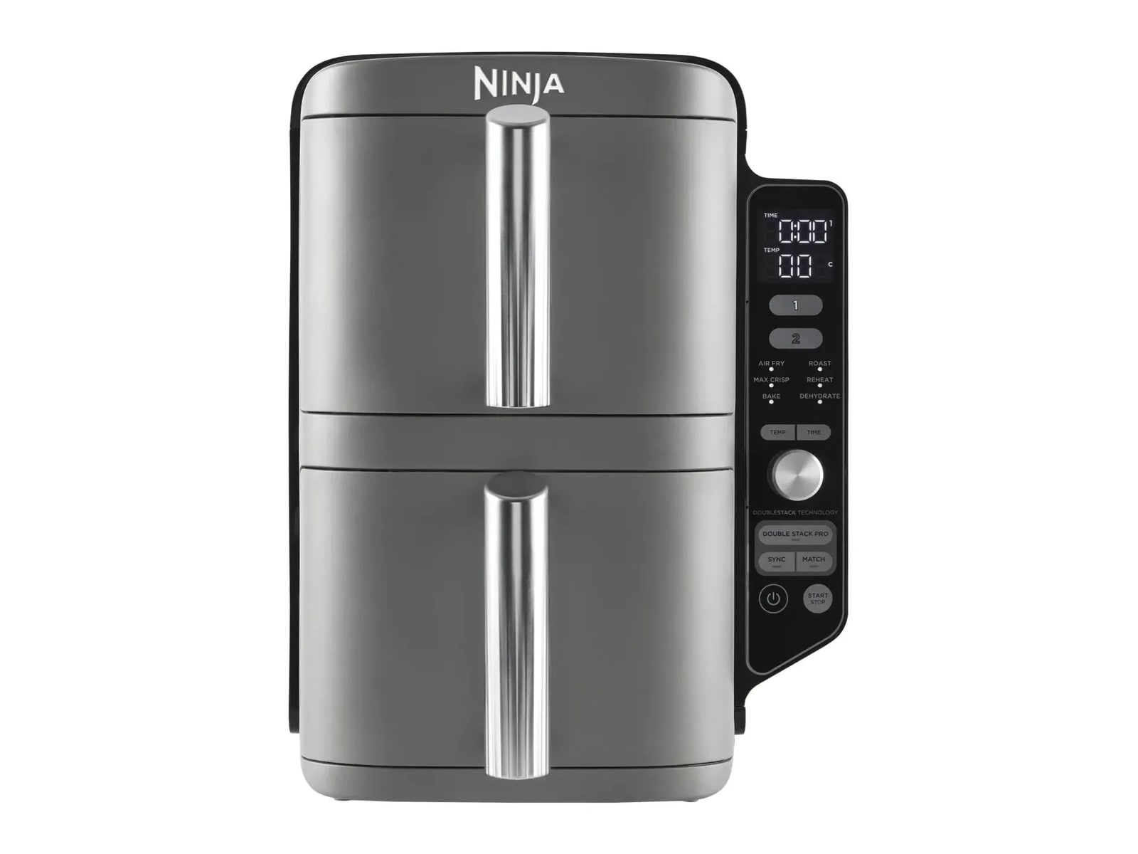Ninja - SL400EU Double Stack XL 2-Drawer 9.5L Grey Air Fryers