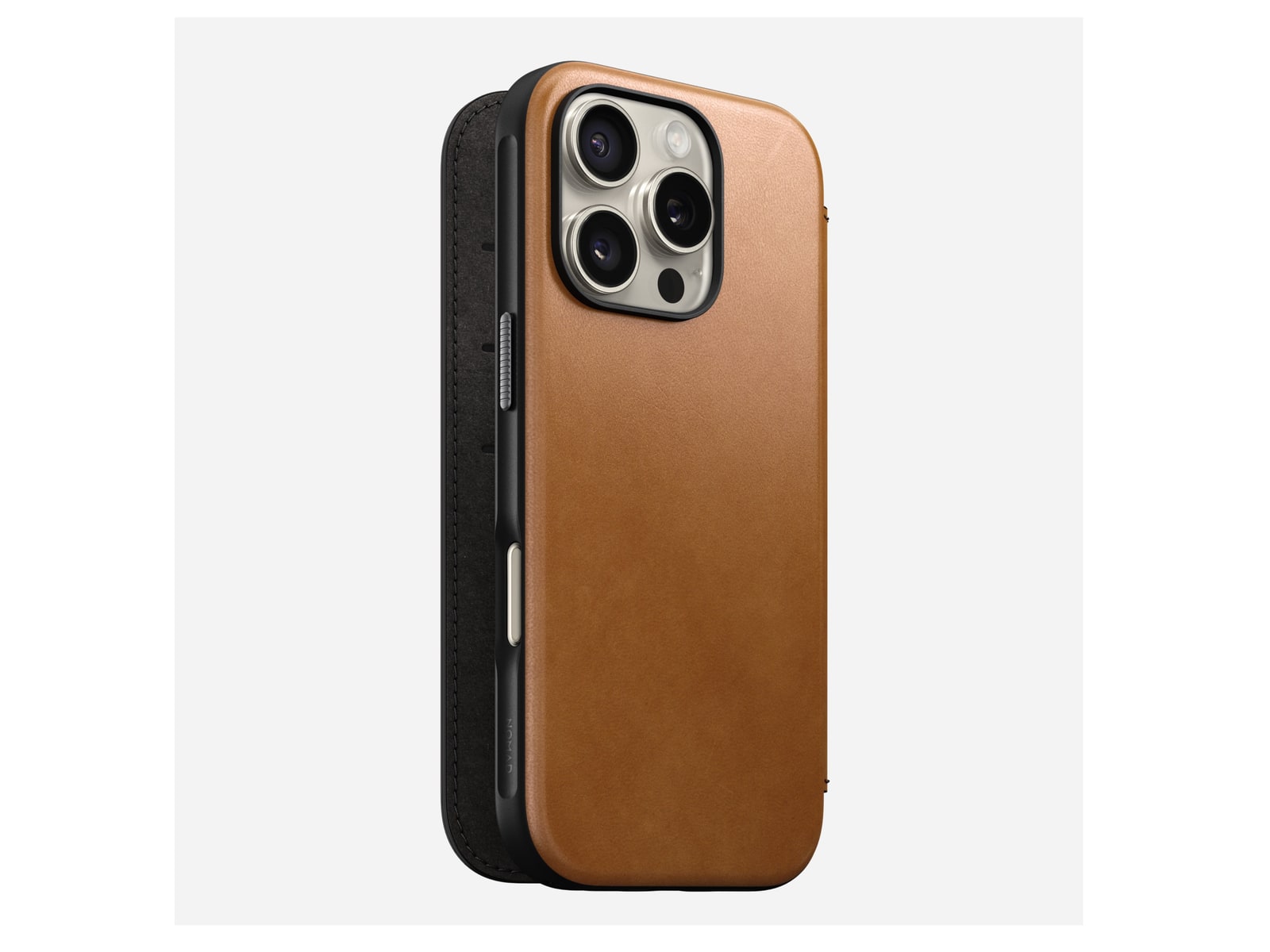 Nomad - Modern Leather Folio - iPhone 16 Pro - English Tan