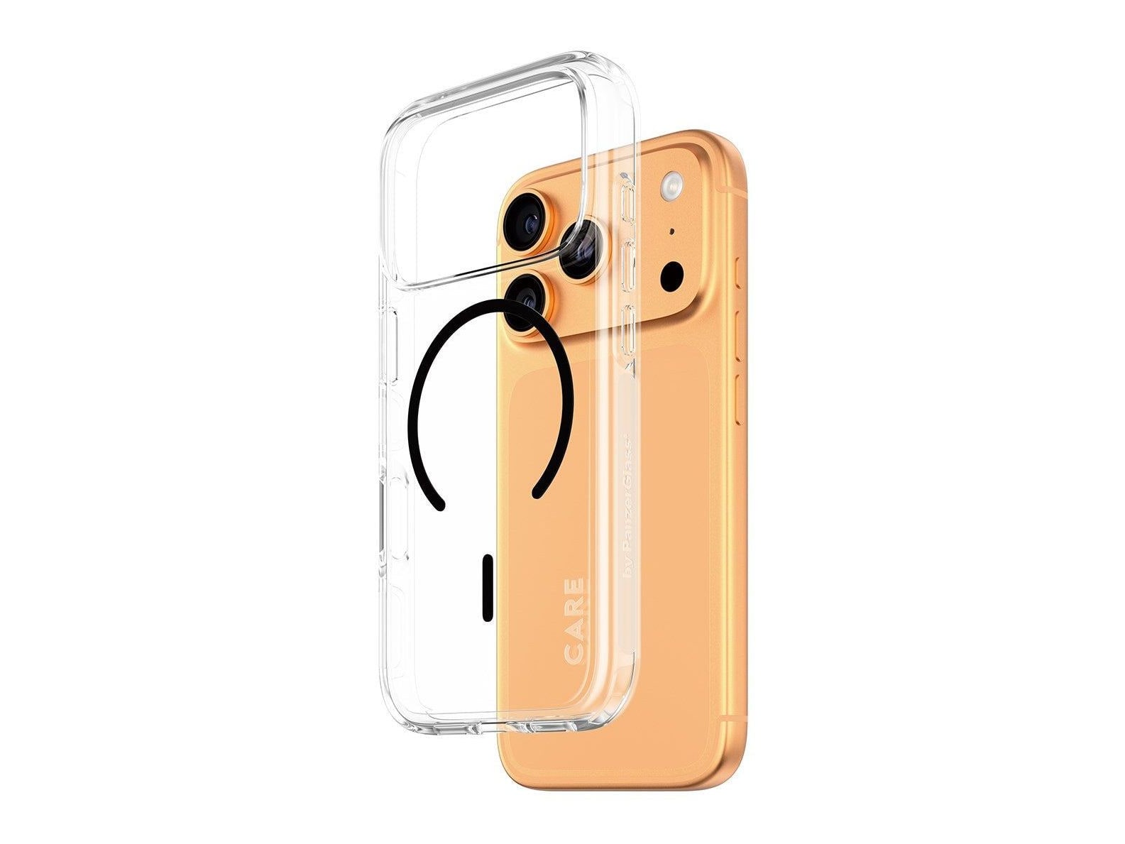 PanzerGlass - CARE Urban Explorer Case Transparent w. Black MagSafe iPhone 17 Pro
