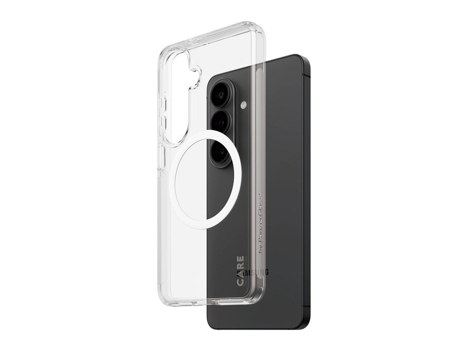PanzerGlass - CARE Urban Explorer Case Transparent w. White Qi Samsung Galaxy S26