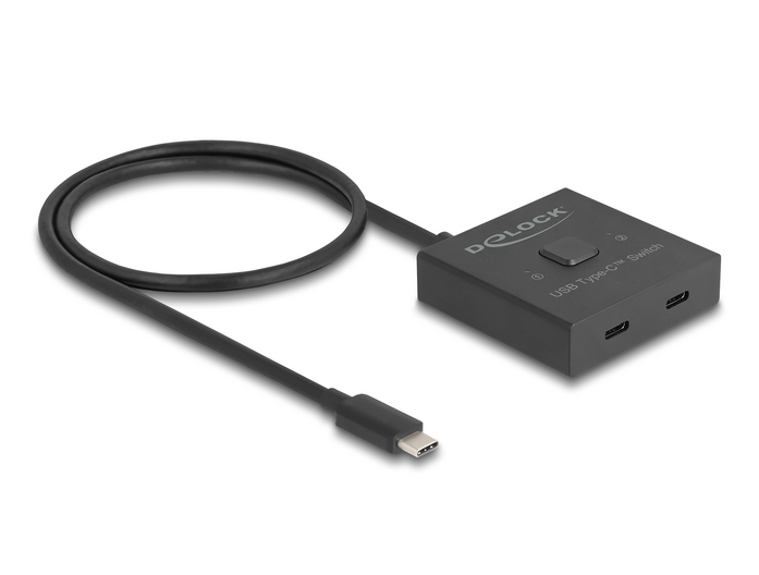 Delock - 18911 USB-C Switch 8K USB Hubs - Black