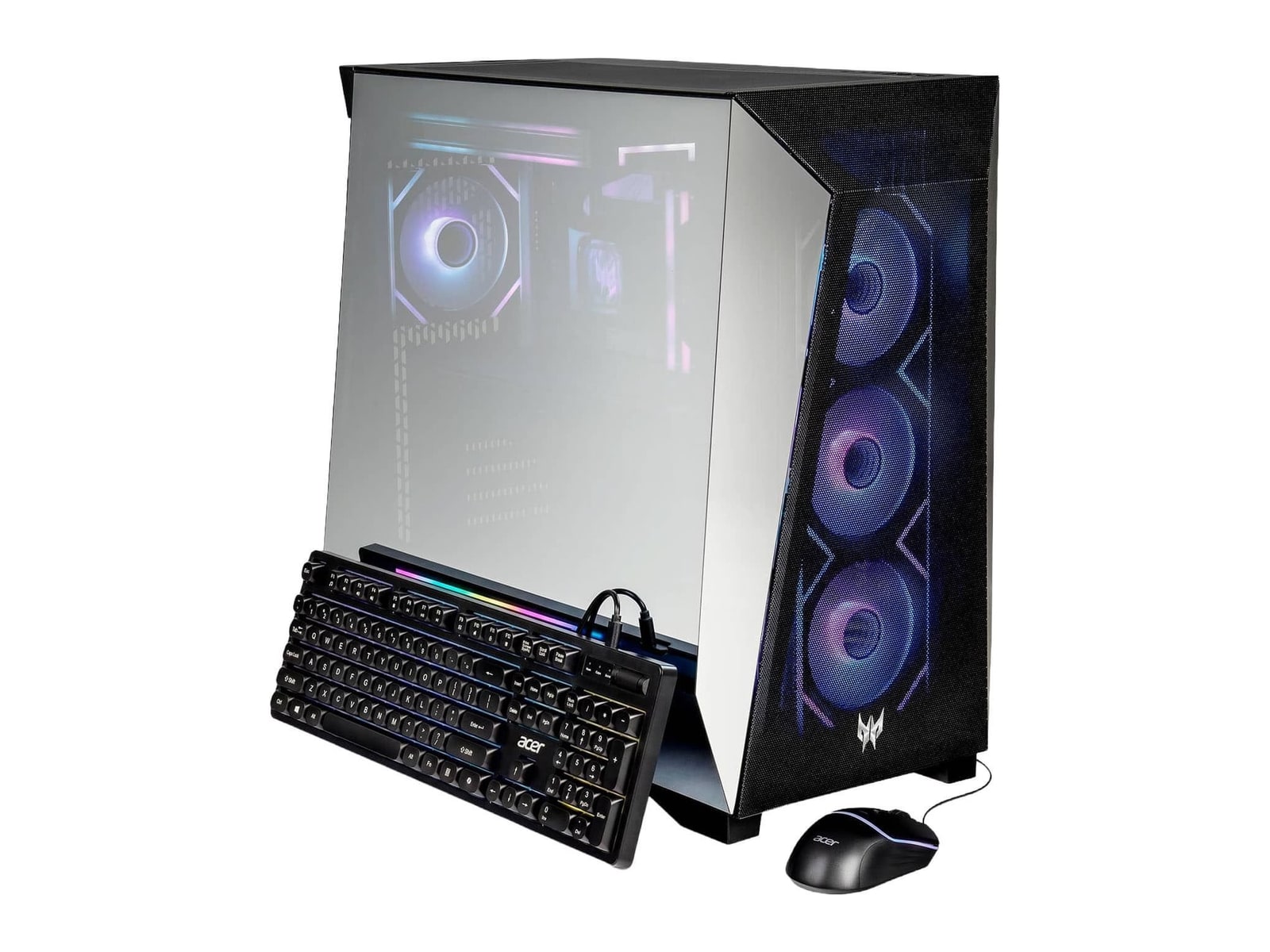 Acer - Predator Orion 6000 PO6-605-UB16M - Intel Core Ultra 7 265KF chip - 32GB Memory - 1TB SSD - Black
