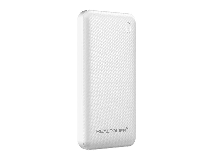 RealPower - PB-10000 Plus 10000 mAh White Power Banks