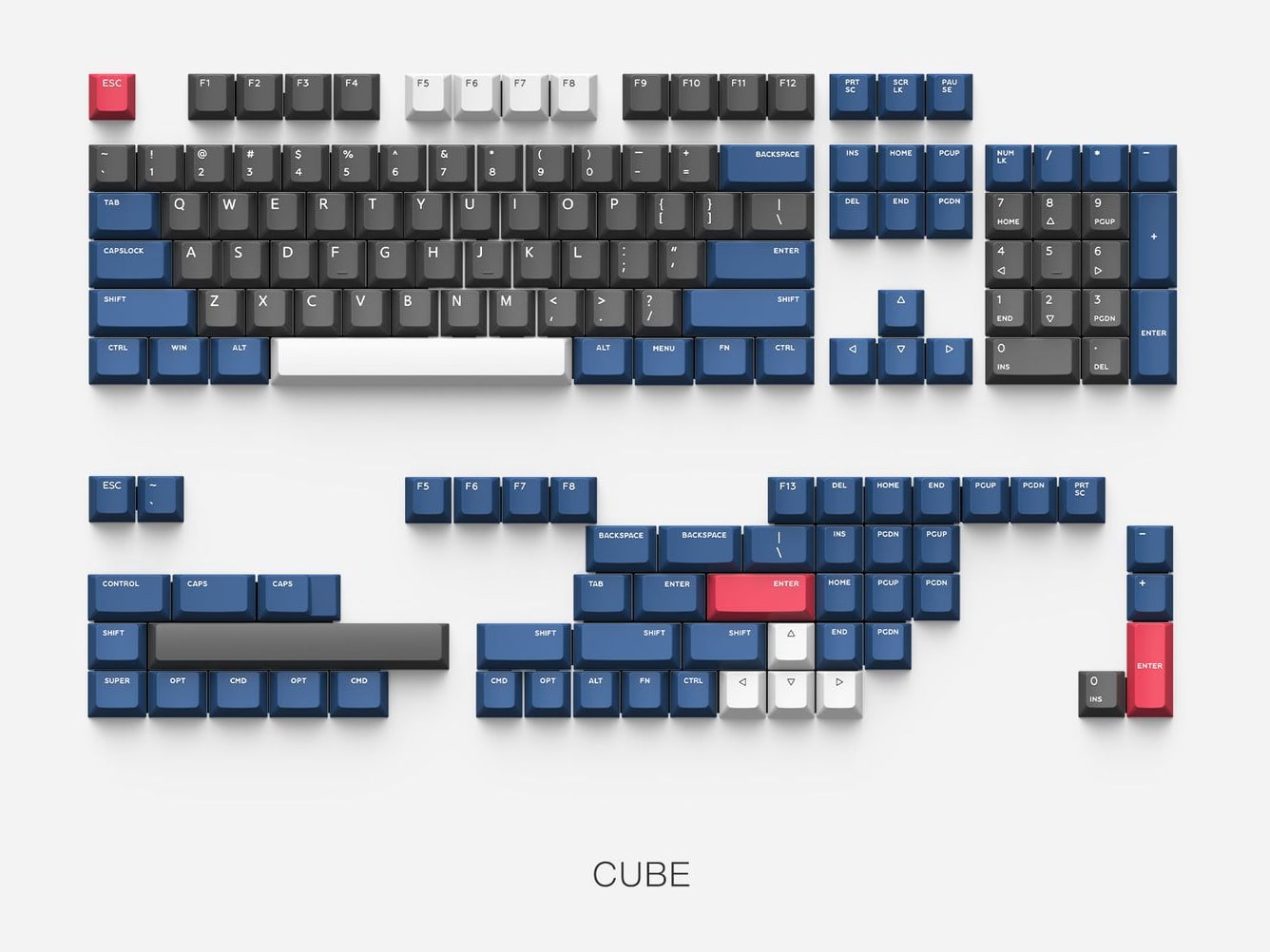 IQUNIX - PBT Keycaps Set Cube