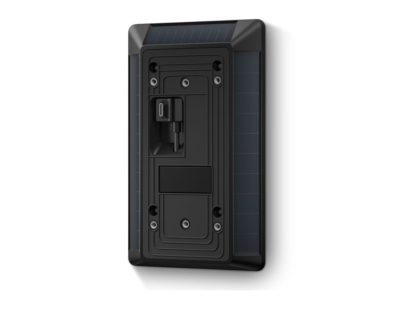 Ring - Solar Charger for Battery Doorbell with USB-C Power Connector Video Doorbells