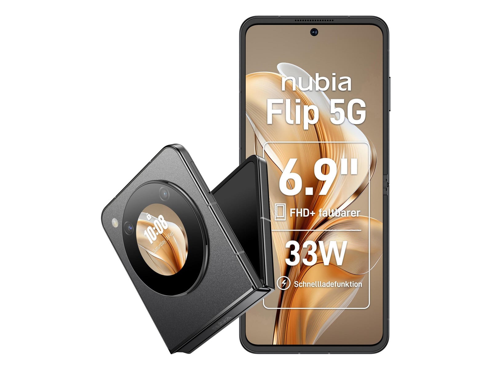 Nubia - Flip 5G 256GB - Black