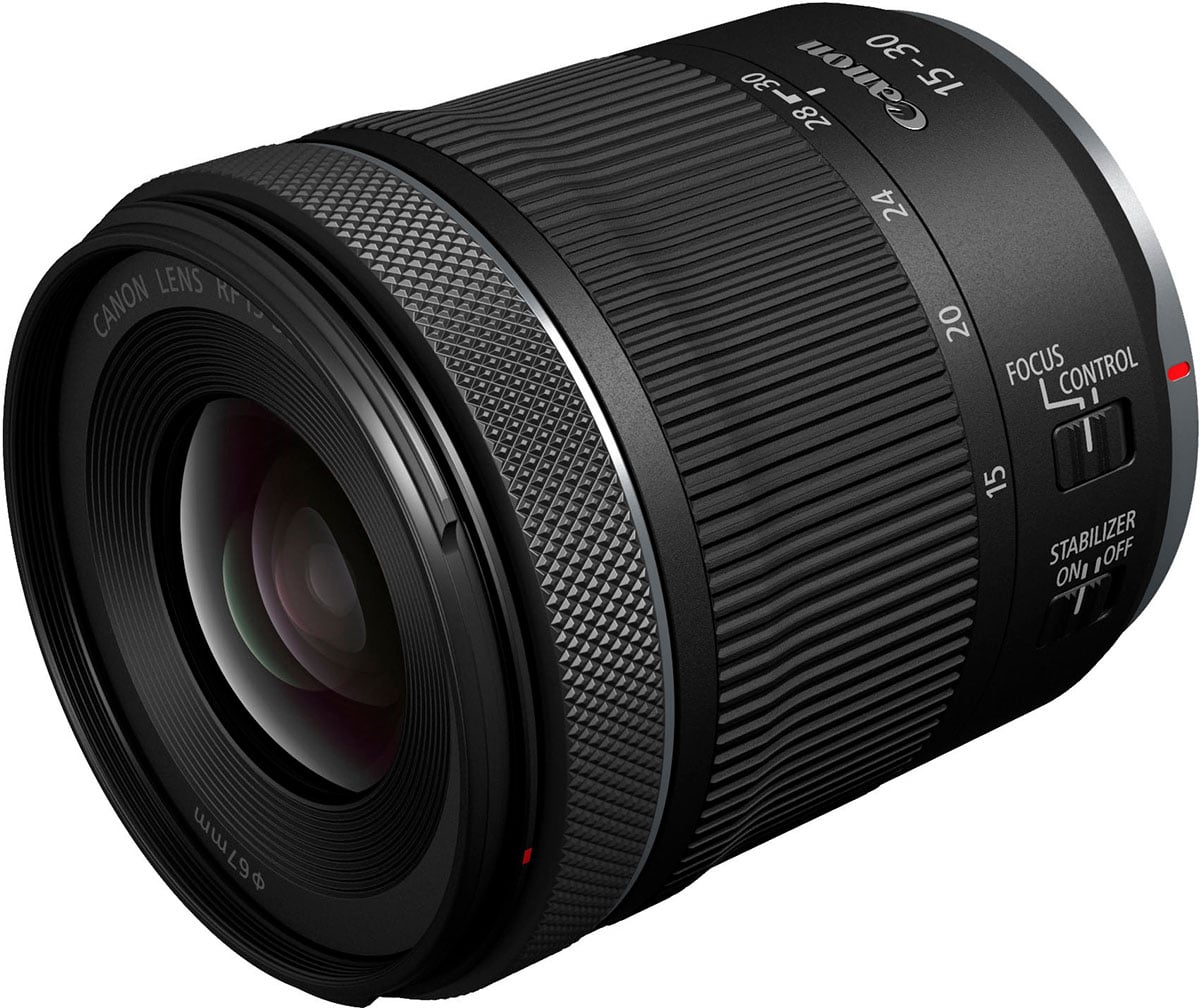 Canon - RF 15-30mm F4.5-6.3 IS STM Camera Lenses - Black