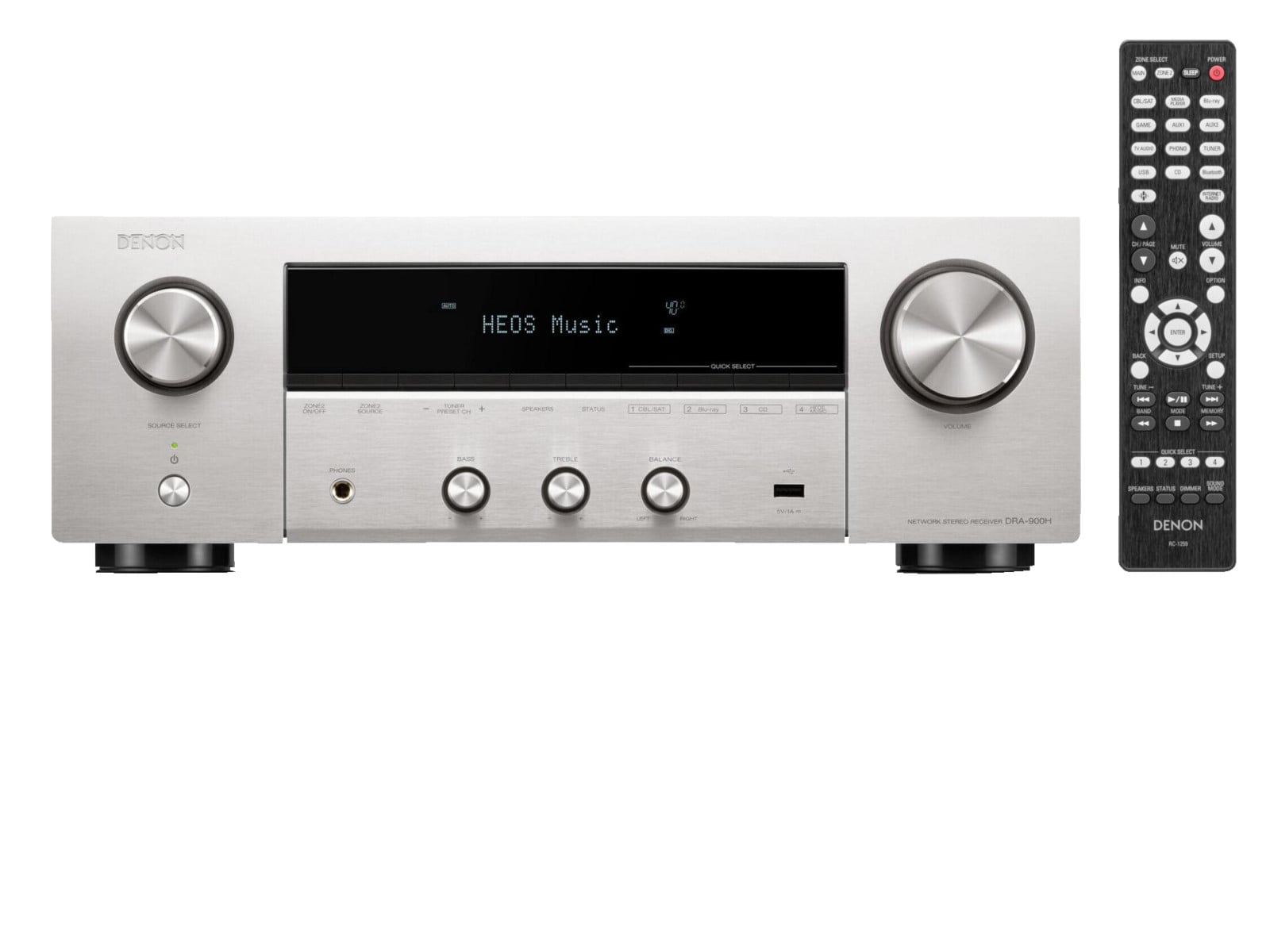Denon - DRA-900H Receivers & Amplifiers - Silver