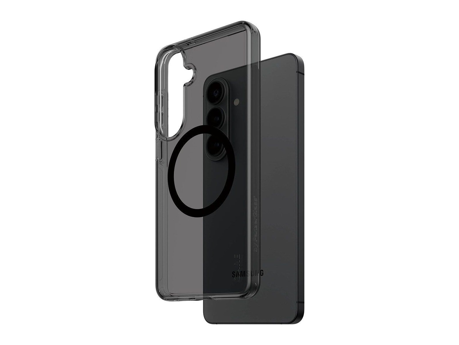 PanzerGlass - CARE Smokey Case w. Black Qi Samsung Galaxy S26+
