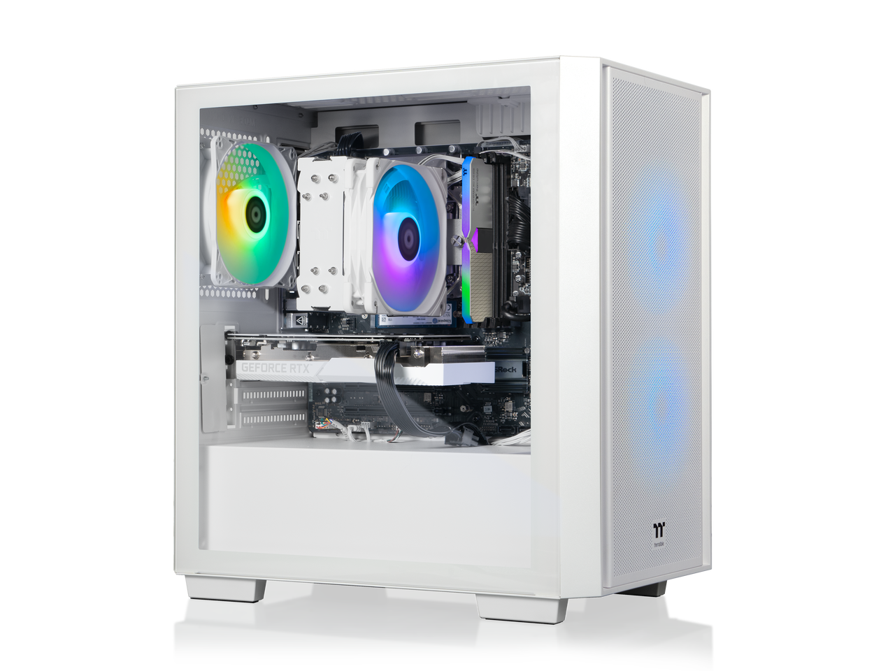 Thermaltake - LCGS Versa i560S - Intel Core i7-14700F chip - 16GB Memory - 1TB SSD - White