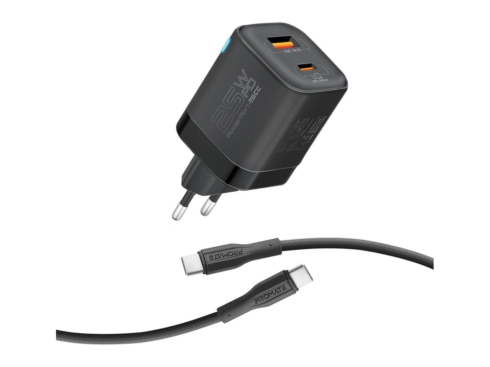 Promate - PowerPort-25CC.EU Wall Chargers