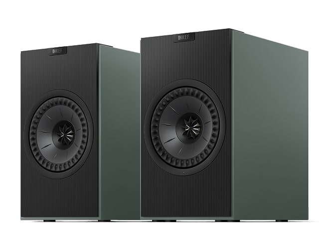 KEF - Coda W Bluetooth 5.4 Speakers - Moss Green