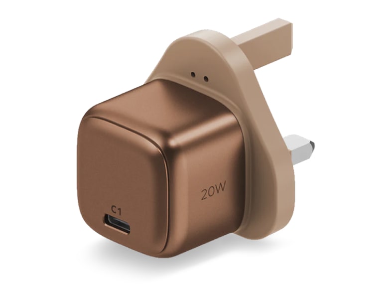 MOMAX - 1-Charge 1-Port Charger 20W Sandstone Wall Chargers