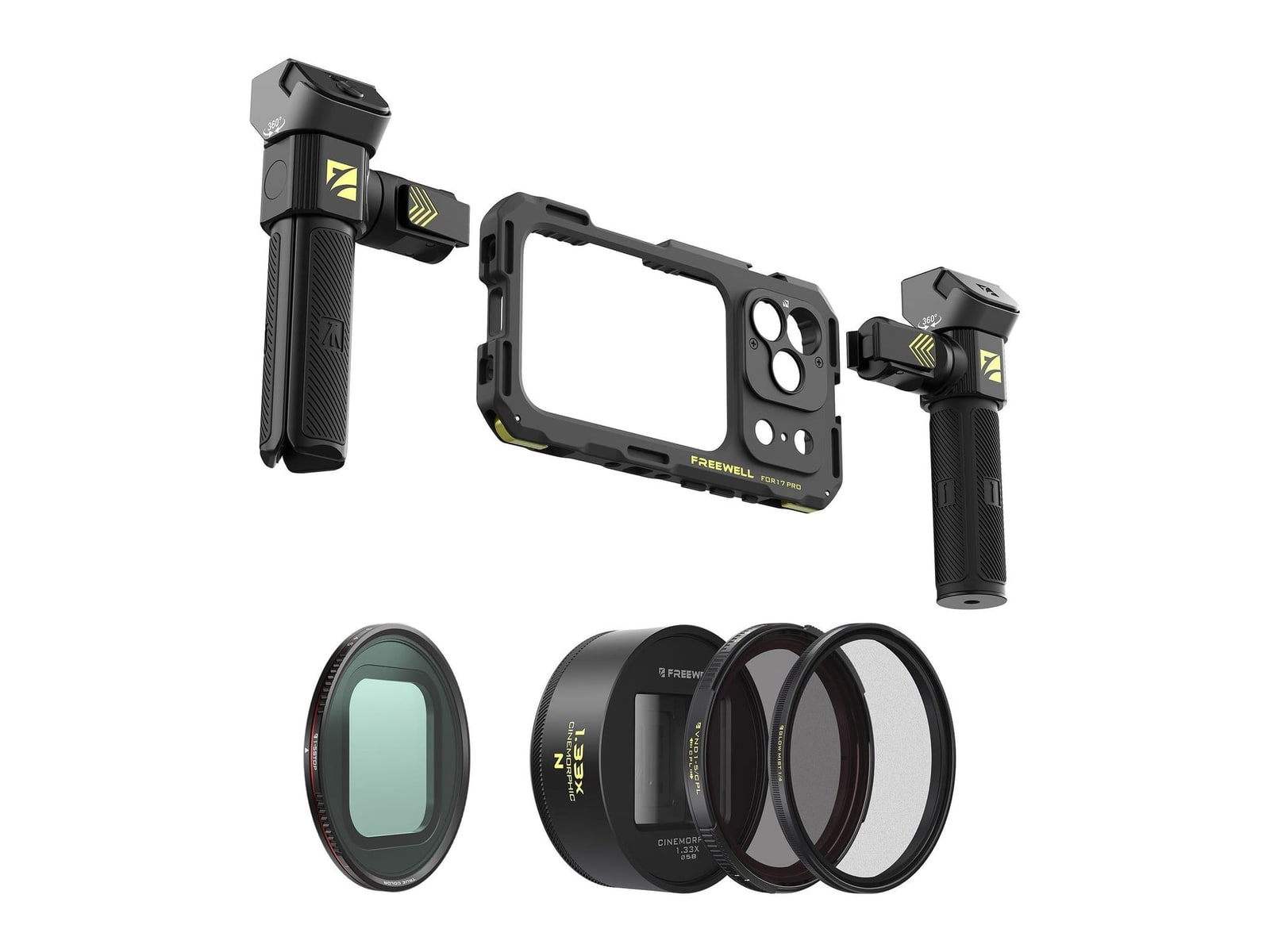 Freewell - iPhone Genius Rig Cine Kit iPhone 17 Pro / Neutral Camera Accessories