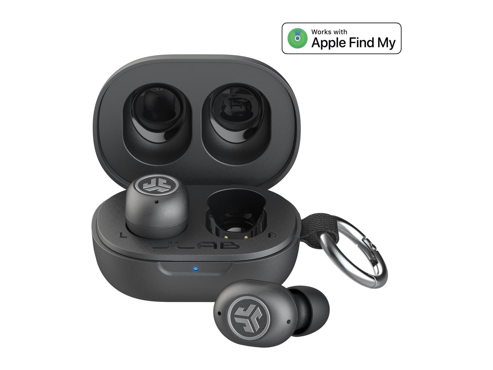 JLab - JBuds Mini ANC True Wireless Earbuds - Gray