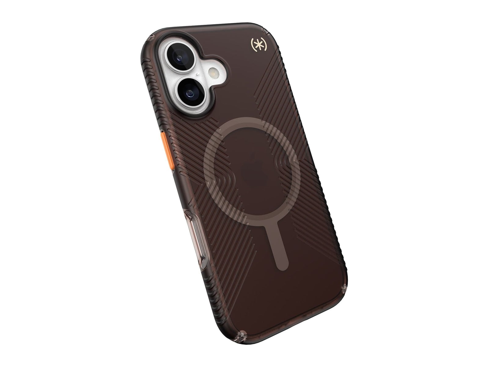 Speck - Presidio Lux Grip + Mist MagSafe - iPhone 17 - Luxury Shade Matte/Orange
