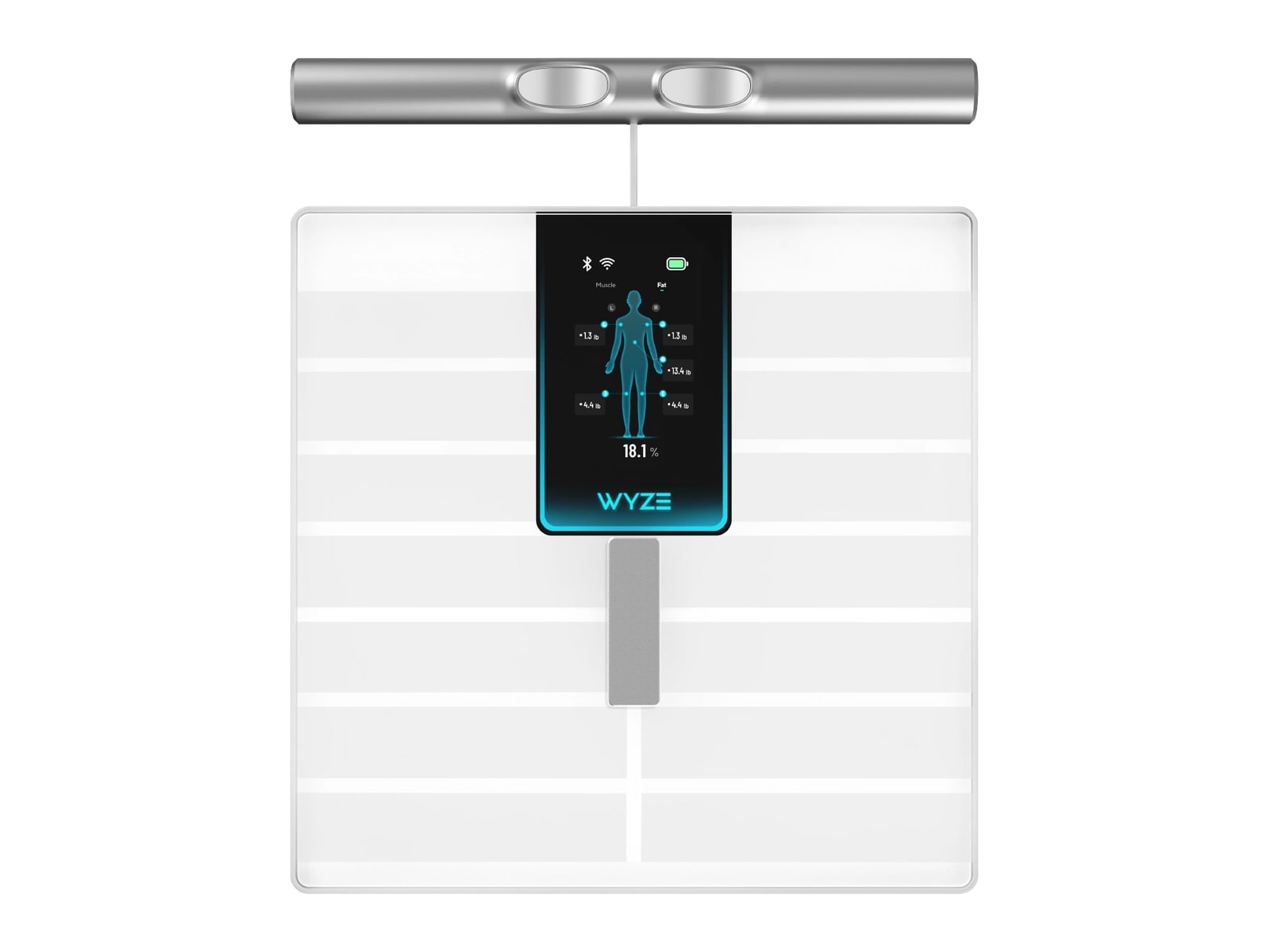 Wyze - Scale Ultra BodyScan White Smart Scales