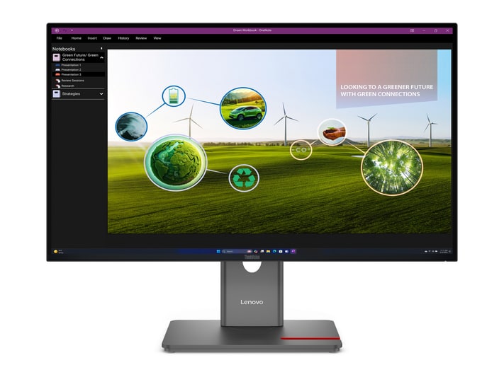 Lenovo - 27" ThinkVision P27Q-40 QHD 120Hz Professional Monitors