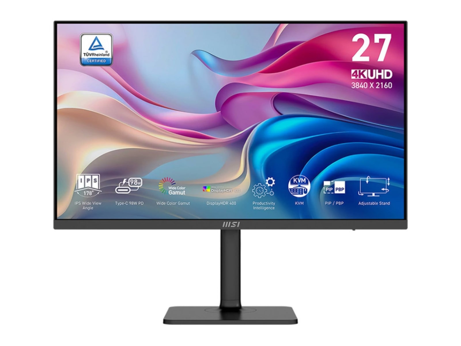 MSI - 27" Modern MD272UPHG 4K UHD 60Hz 4K/5K Monitors