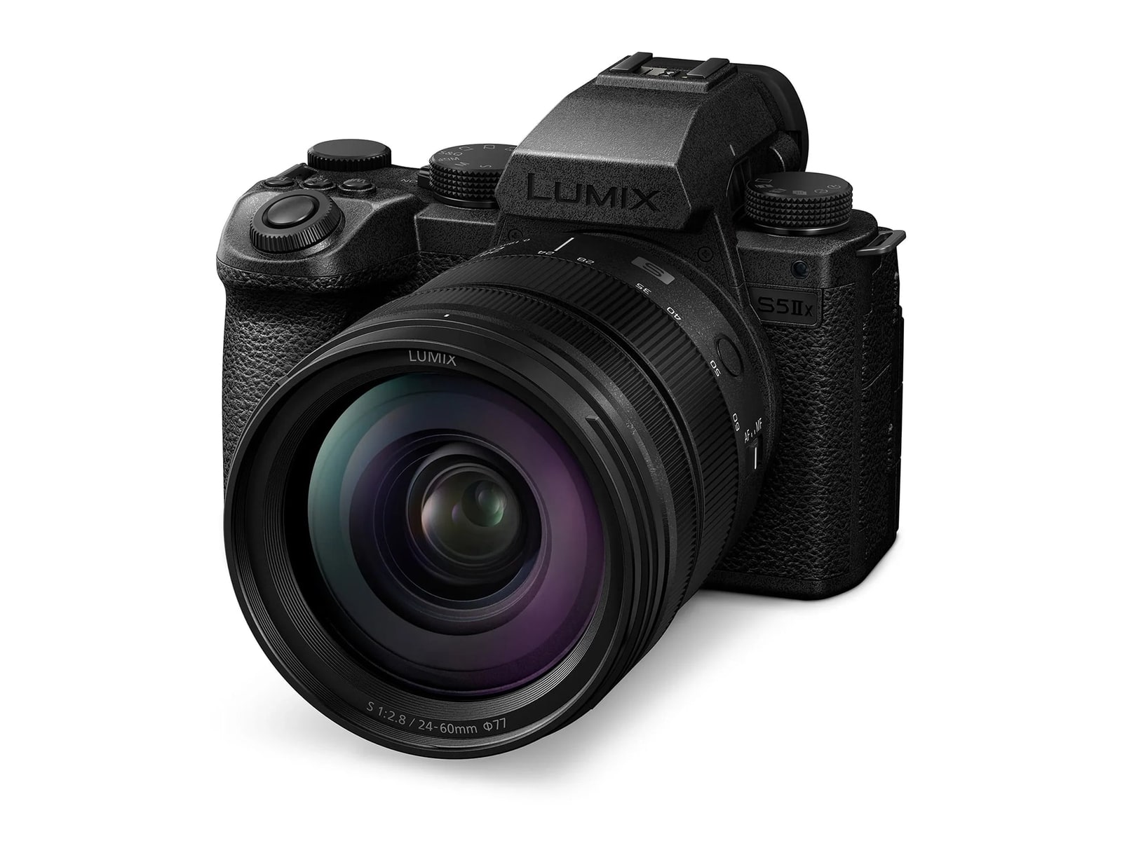 Panasonic - LUMIX S5 II X 24.2 MP Mirrorless Cameras S24-60mm Lens Kit - Black