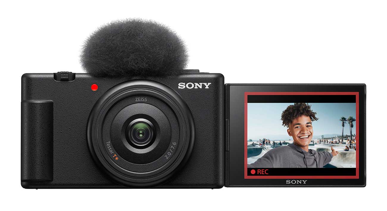 Sony - ZV1F 20.1 MP Compact & Point-and-Shoot - Black