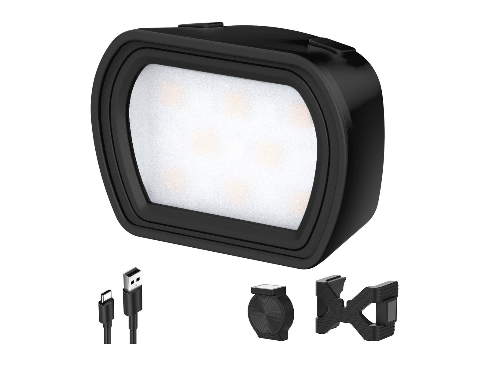 Neewer - BASICS M21 Magnetic Auxiliary Light For DJI OSMO Pocket 3 Camera Accessories - Black