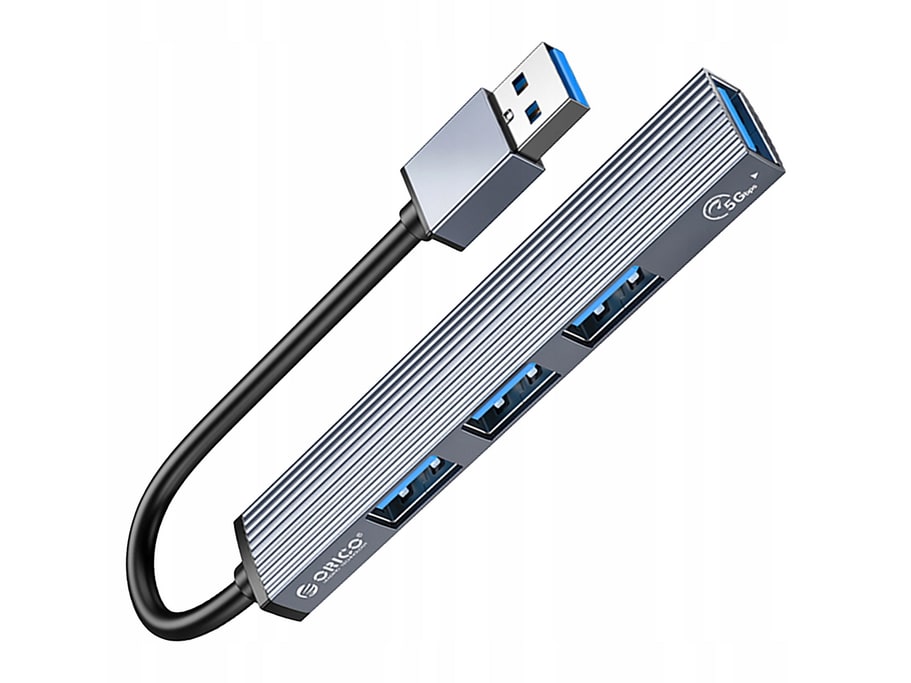 Orico - AH-A13 4-Port USB-A USB Hubs - Gray