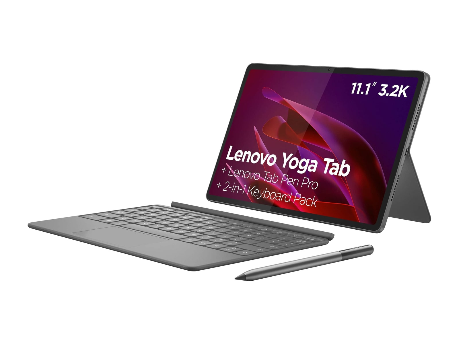 Lenovo - Yoga Tab - 256GB - Wi-Fi - Luna Grey