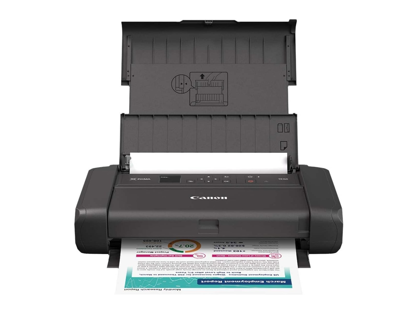 Canon - PIXMA TR160 Wi-Fi Printers - Black