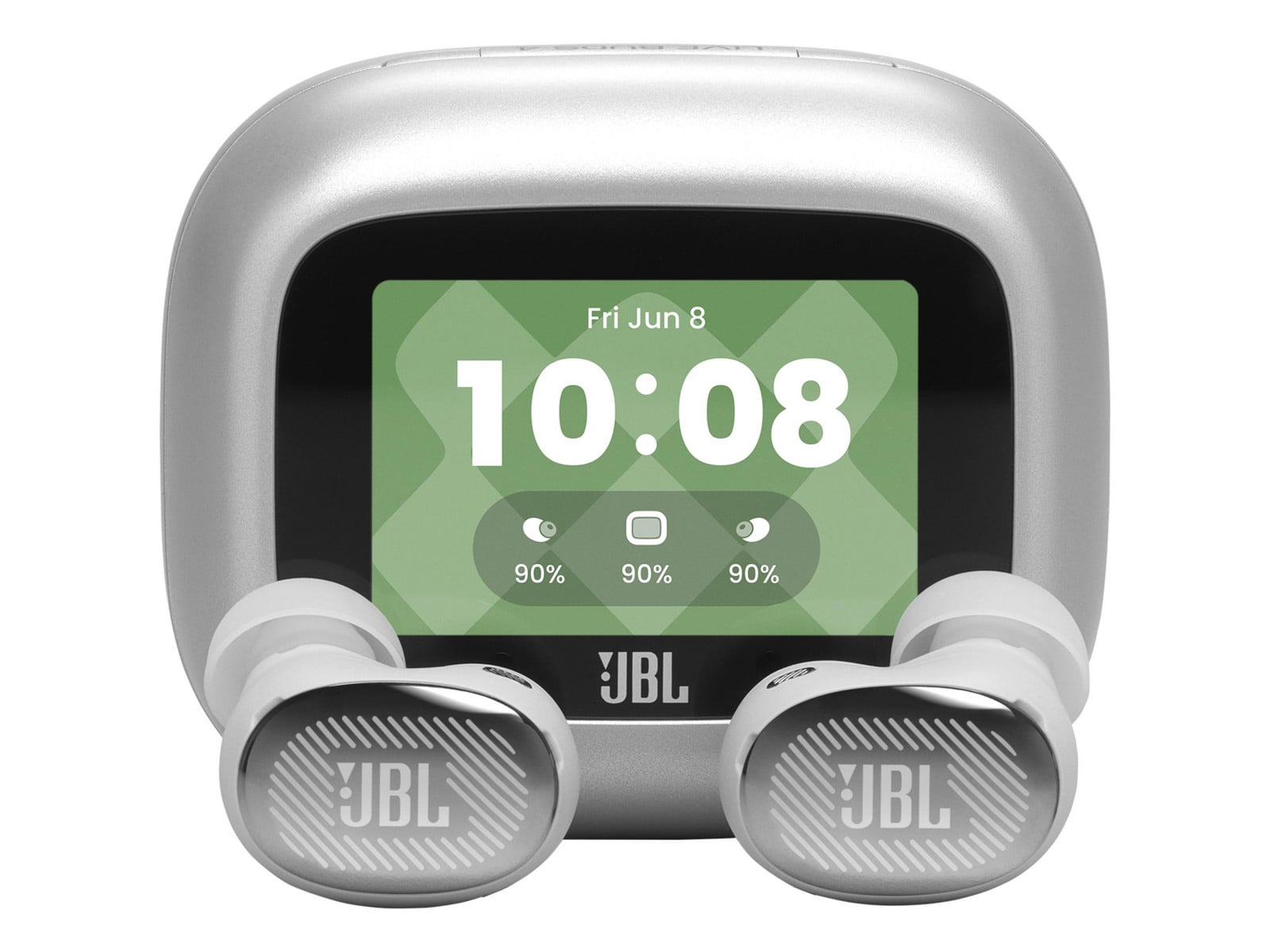JBL - Live Buds 4 True Wireless Earbuds - Silver