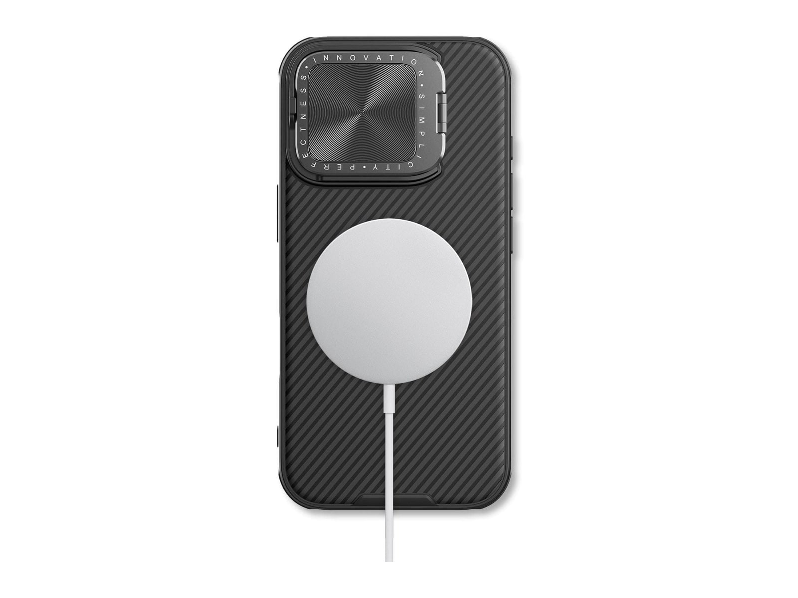 Nillkin - MagSafe Compatible CamShield CamProp Case - iPhone 16 Pro - Classical Black