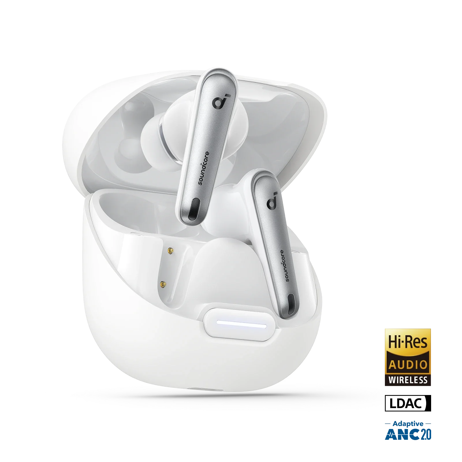 Soundcore - Liberty 4 NC Bluetooth 5.3 True Wireless Earbuds - White