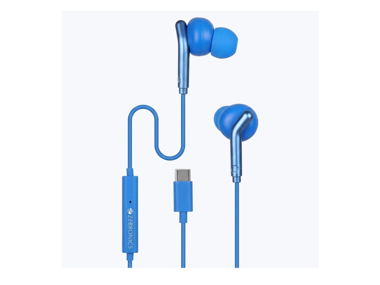 Zebronics - Zeb Bro C In-Ear Headphones - Blue