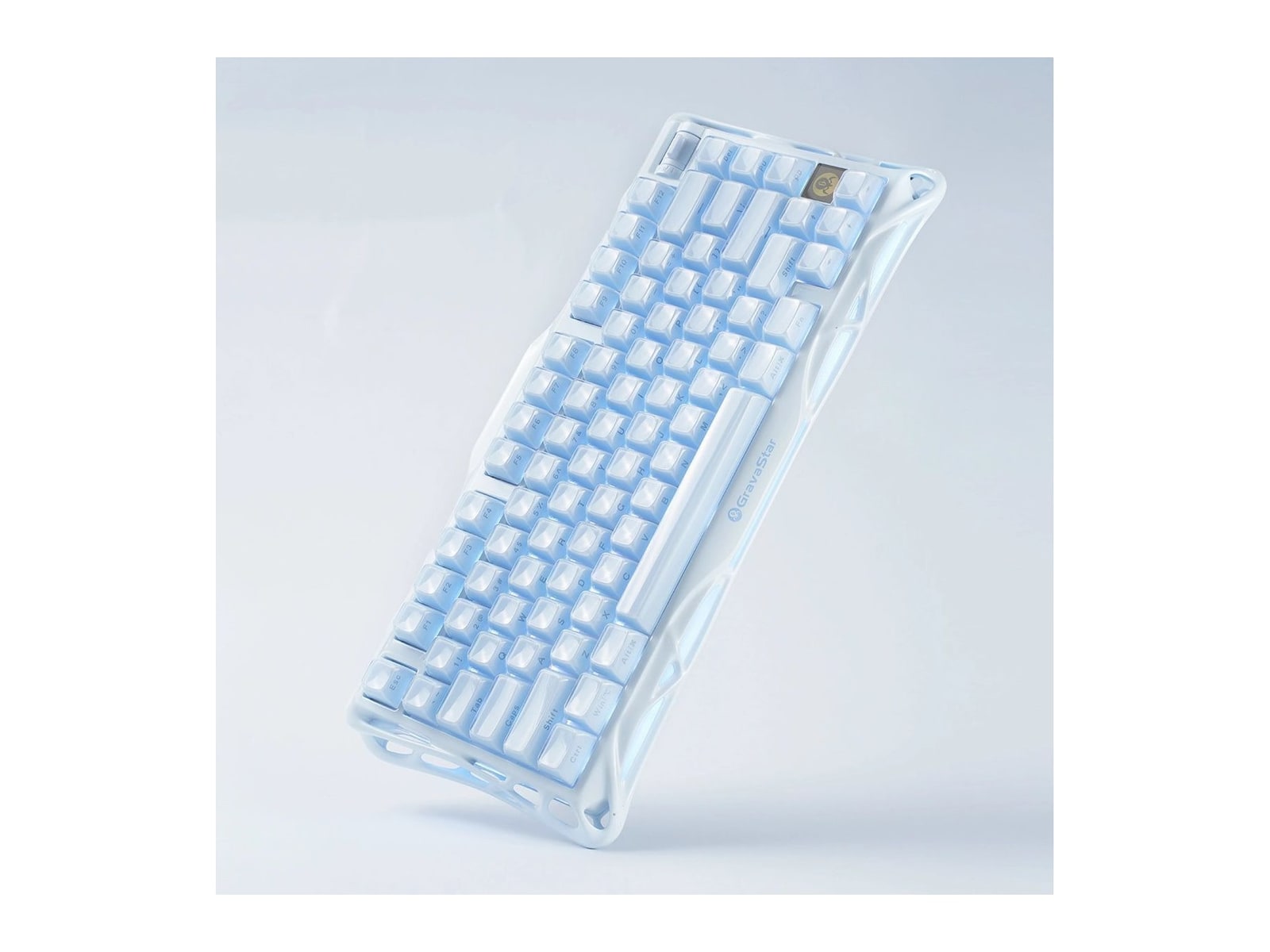 GravaStar - Mercury K1 Mechanical Keyboards - Ice Blue